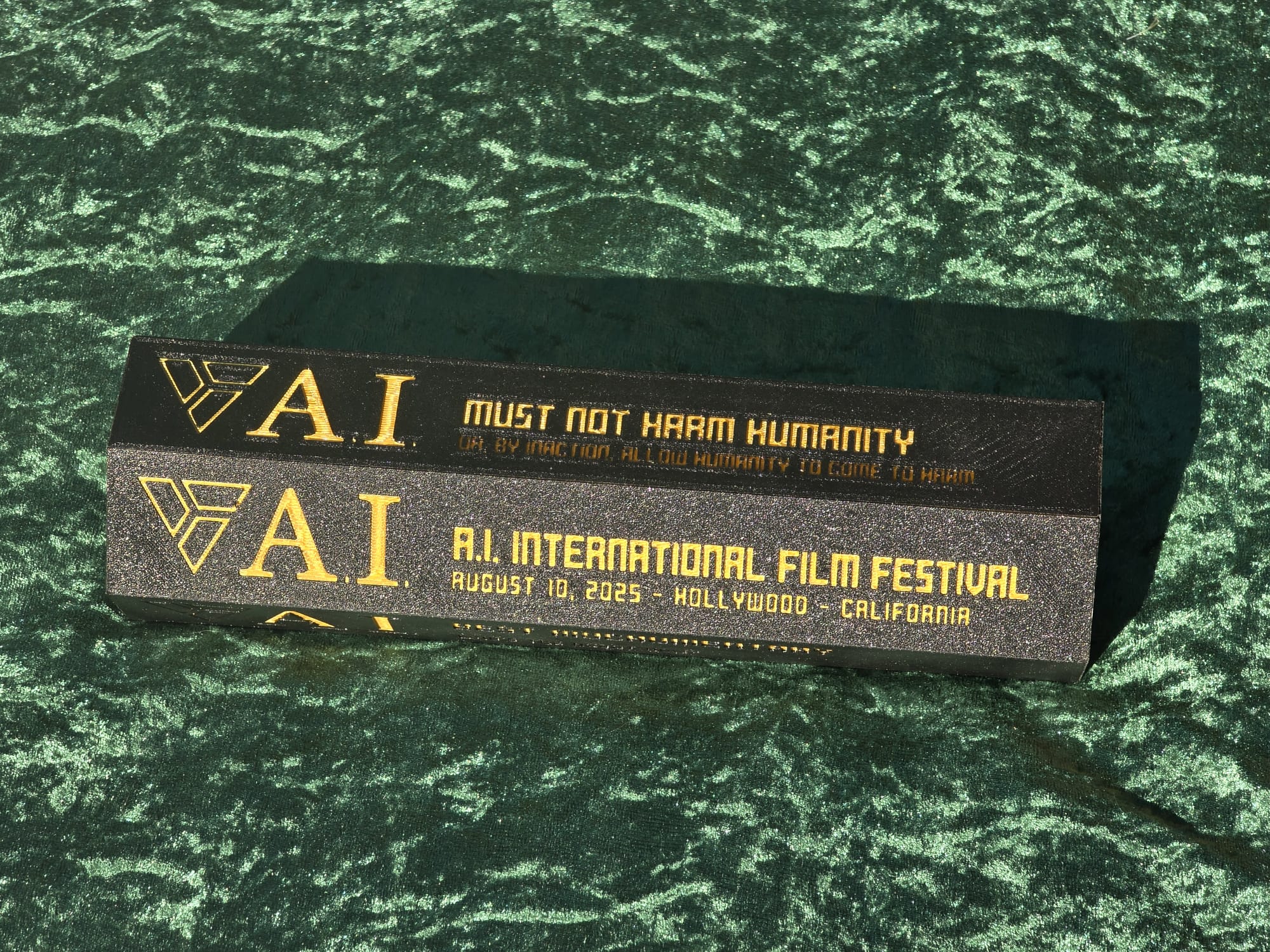 Official Trophy for Winning Filmmakers - AI International Film Festival