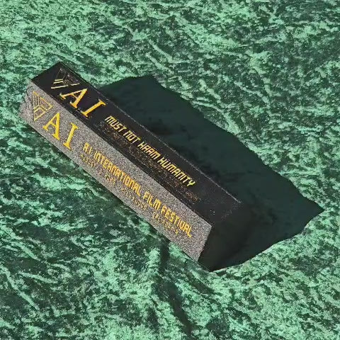 Official Trophy for Winning Filmmakers - AI International Film Festival